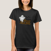 Retro Halloween Trendy Spooky Cute Ghost 3 T-shirt (Voorkant)