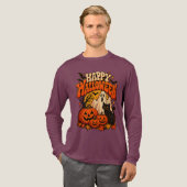 Retro Halloween Tri-Blend Shirt (Voorkant)
