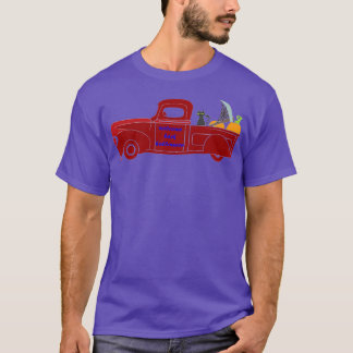 Retro Halloween Truck welkom terug halloween T-shirt