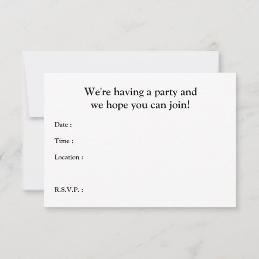 retro halloween uitnodiging (Achterkant)