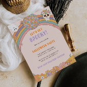 Retro Halloween Uitnodiging voor een Groovy Hallow