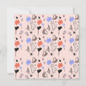 Retro Halloween Vintage Thema Doodles (Achterkant)