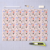 Retro Halloween Vintage Thema Doodles Tissuepapier (Craft)