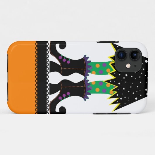 Retro Halloween Witch Case-Mate iPhone Case (Achterkant (horizontaal))