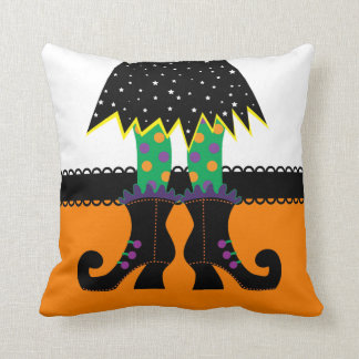 Retro Halloween Witch Kussen