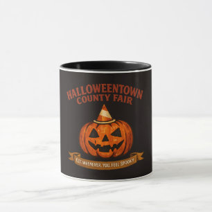 Retro Halloweentown Kermis Vintage Pompoen Mok