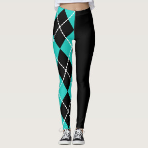 Retro halve argyle leggings