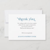 Retro Halve Cirkel Scallop Mid Century BRUILOFT Bedankkaart (Voorkant)