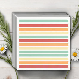 Retro halve daisy Baby shower Servet