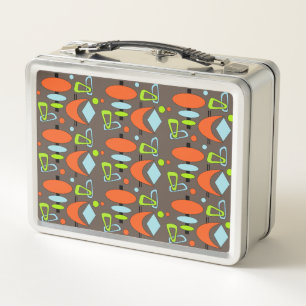 Retro Halvemaan Totem Vorm Metalen Lunchbox