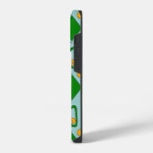 Retro halvemaan totem vormen iPhone hoesje (Linkerkant)