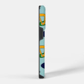 Retro halvemaan totem vormen iPhone hoesje (Rechterkant)