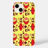 Retro Halvemaan Totem Vormgeving Case-Mate iPhone Case (Achterkant)