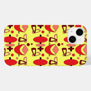 Retro Halvemaan Totem Vormgeving Case-Mate iPhone Case