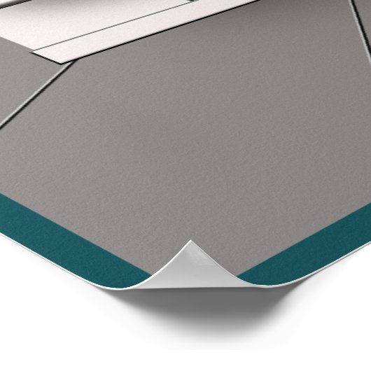 Retro Hamburger Stand Poster (Hoek)