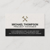 Retro Hammers Logo Visitekaartje (Voorkant)