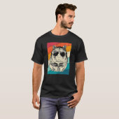 Retro  hamster met zonnebril Dier T-shirt (Voorkant volledig)