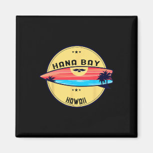 Retro Hana Y Hawaii Strand Surfen Magneet
