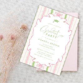 Retro Hand Drawn Grad Party 2026 Kaart