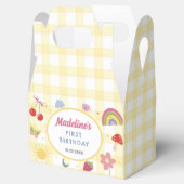 Retro Hand Drawn Quirky Birthday Party Bedankdoosjes (Geopend)