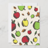 Retro Hand-drawn Thanksgiving Feast Kaart (Achterkant)