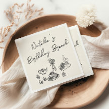 Retro Hand Geschreven Getekend Leuke Verjaardag Br