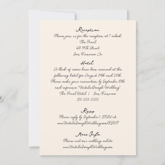 Retro hand getekend geschreven eigenzinnig alles i kaart (Achterkant)