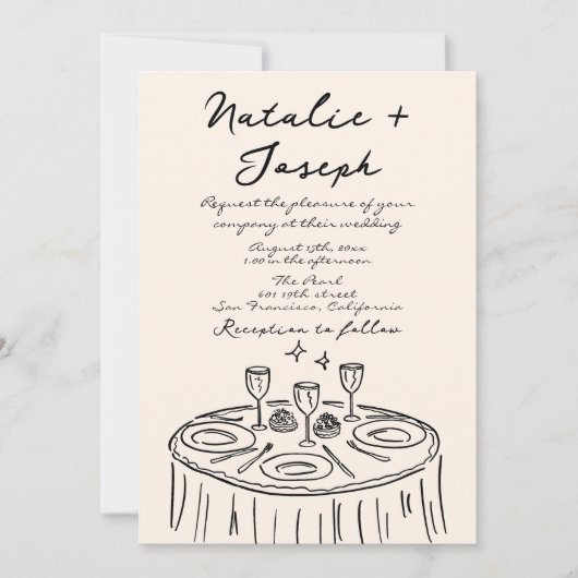 Retro Hand getekend Geschreven Leuke Quirky Bold W Kaart (Voorkant)