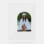 Retro Hand getekende foto Afstuderen Welkom Acryl Bord (Voorkant)