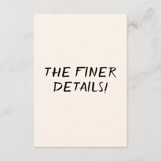 Retro Hand getrokken Champagne eigenzinnige bruilo Informatiekaartje (Achterkant)