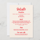 Retro Hand getrokken eigenzinnige taart alles in e Kaart (Achterkant)