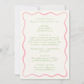 Retro Hand getrokken Funky Modern Alles In Een Bru Kaart (Achterkant)