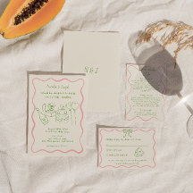 Retro Hand getrokken Kleurrijke Funky Moderne Brui