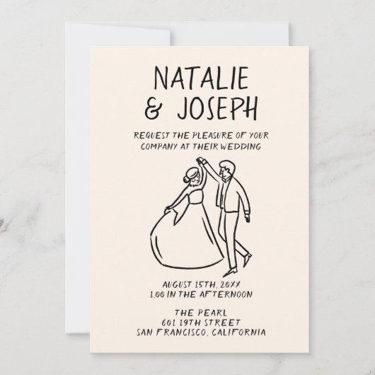 Retro Hand getrokken Sketchy eigenzinnig Alles in Kaart (Voorkant)