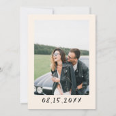 Retro Hand getrokken Sketchy eigenzinnige foto bru Kaart (Achterkant)