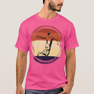 Retro handbal  wit handbal t-shirt