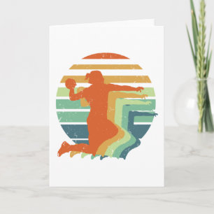 Retro Handball Sports - Handball Player Goalkeeper Kaart