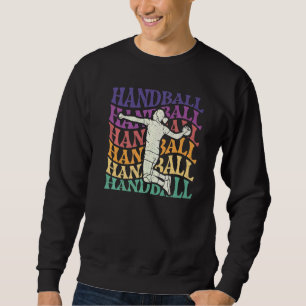 Retro handbalspeler handballer sport doelman trui