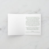 Retro Handdrawn Merry Everything Christmas Letter Feestdagen Kaart (Binnen)