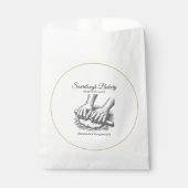 retro handgemaakte Sourdough bakkerij voor bakker Bedankzakje (Voorkant)