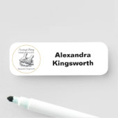 retro handgemaakte Sourdough bakkerij voor bakker Naamplaatje (In situ)