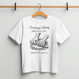 retro handgemaakte Sourdough bakkerij voor bakker T-shirt