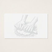  retro handgemaakte Sourdough bakkerij voor bakker Visitekaartje (Achterkant)