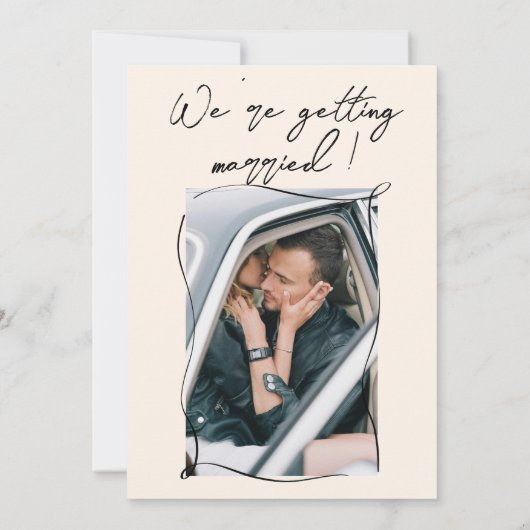 Retro handgeschreven getekend romantische Schattig Kaart (Achterkant)