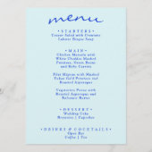 Retro Handgeschreven Getrokken Kleurrijke Heldere Menu (Voorkant)