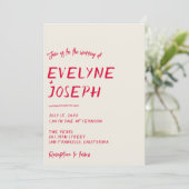 Retro handgeschreven kleurrijke moderne QR-code br Kaart (Staand voorkant)