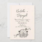 Retro handgeschreven Schattige getekend alles in é Kaart (Voorkant)