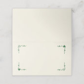 Retro Handgeschreven Whimsical Plaatskaartje (Buitenkant ongevouwen)