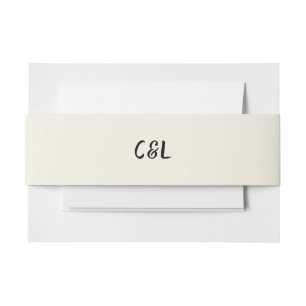 Retro Handgeschreven Whimsical Uitnodigingen Wikkel