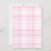 Retro handgetekende roze en blauw Afstuderen Kaart (Achterkant)